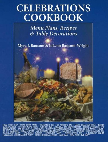 Celebrations cookbook menu - celebrations,
