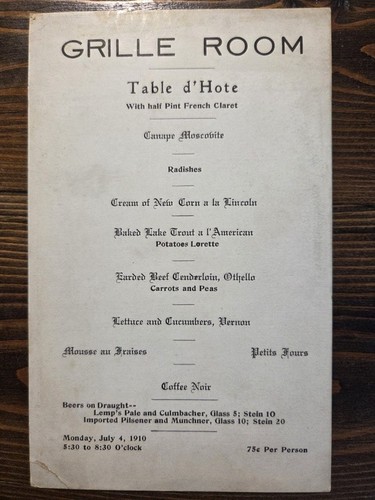 July 1910 table d - 1910,