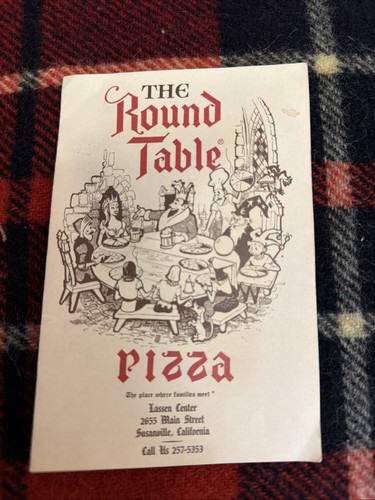 Vintage round table - vintage, pizza