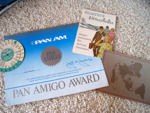 Vntg pan american welcomes you - welcomes,