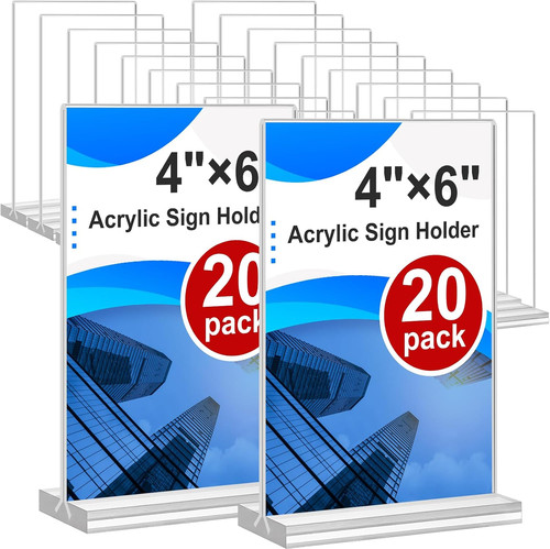 Acrylic sign holder 4x6 - sign, 4x6,