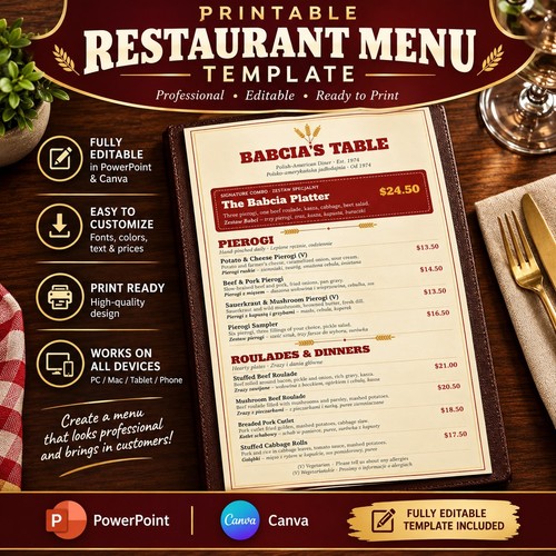 Printable restaurant table - restaurant,