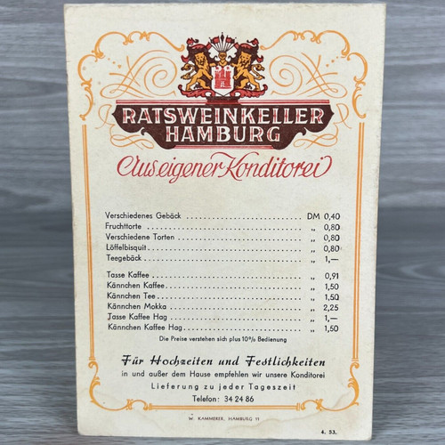 Vtg german ratsweinkeller - vtg,